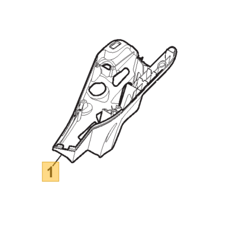 Couvercle inférieur tondeuse GGP 322055262/0