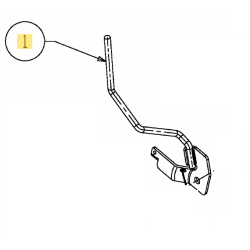 Levier enclenchement de lame autoportée MTD 647-04239BS