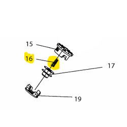 Ressort tête fil débroussailleurse MTD SRT350B-16