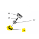 Couvercle tete fil nylon débroussailleuse MTD SRT350B-19