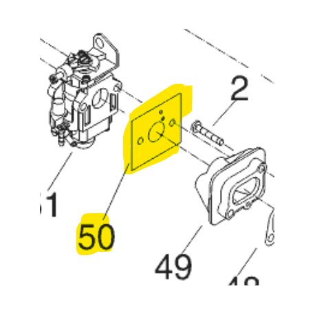 Joint carburateur 462605 – Pièce d\'étanchéité d\'origine