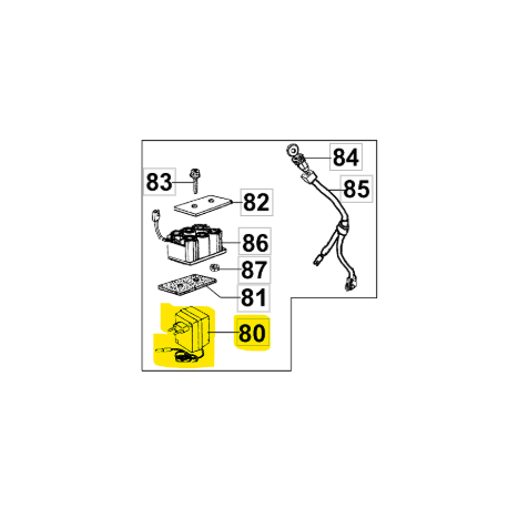 Chargeur batterie 8202156 – Emak/Efco/Oleo-Mac/Staub