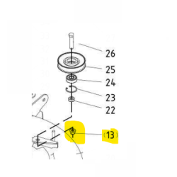 Ecrou Z20061359 autoportée Topsun - Pièce d'origine