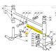 Tirant GGP 125840023/0 pour train avant