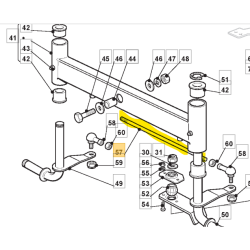 Tirant GGP 125840023/0 pour train avant