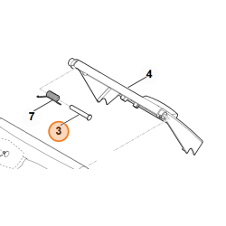 Boulon Stihl 6350-706-5901 – Pièce origine fixation