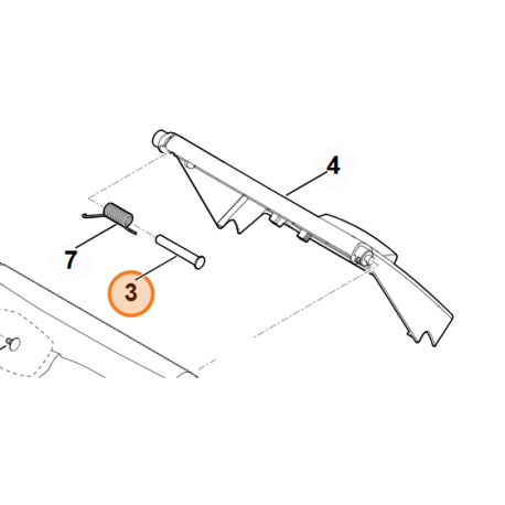 Boulon Stihl 6350-706-5901 – Pièce origine fixation