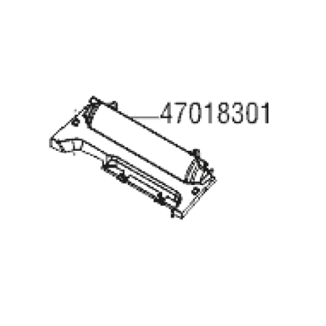 Couvercle rabattable Al-Ko 47018301 – Pièce origine tondeuse