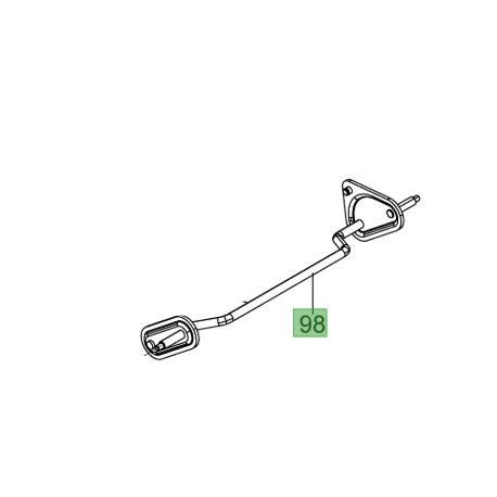 Essieu roue avant 66060548R tondeuse Emak - Pièce d\'origine