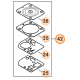 Kit membrane 4180-007-1035 débroussailleuse Stihl - Pièce d\'origine