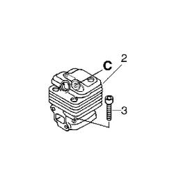 Kit cylindre-piston Echo P021014491 – Pièce origine