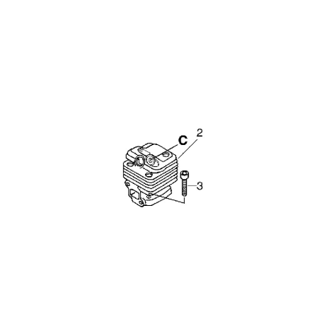 Kit cylindre-piston Echo P021014491 – Pièce origine