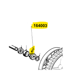 Clavette de roue RL0301040029  tondeuse débroussailleuse RL - Pièce d'origine