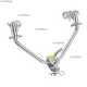 Kit attelage 999001060 autoportée GGP TC 102cm et 122 cm - Pièce d\'origine
