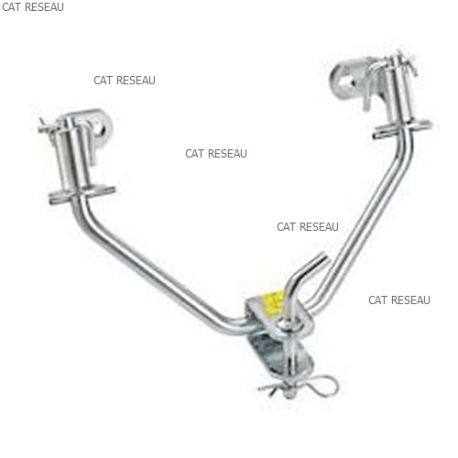 Kit attelage 999001060 autoportée GGP TC 102cm et 122 cm - Pièce d\'origine