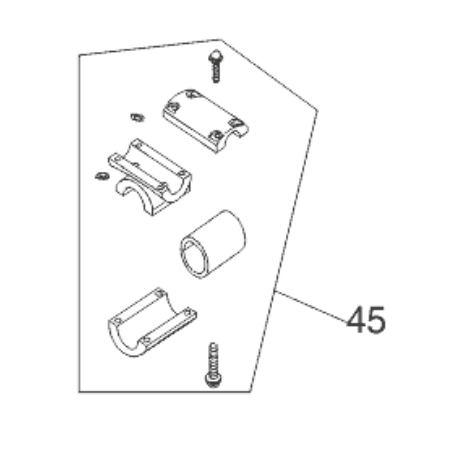 Support guidon 462520 débroussailleuse Alko - Pièce d\'origine