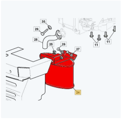 Pot échappement 182750010/0 – Pièce origine GGP/Stiga