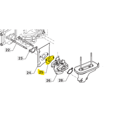 Joint de carburateur pour moteur GGP TRE352