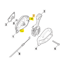 Ressort de levier variateur 122450487/0 tondeuse GGP/Alpina