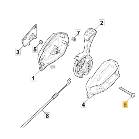 Vis 112727786/0 GGP/Alpina - Pièce d\'origine constructeur