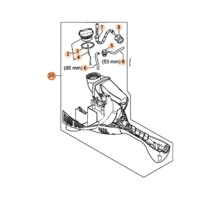 Carter moteur Stihl 4144-020-3018 – Pièce origine