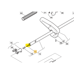 Arbre transmission 118801343/0 – Pièce origine GGP/Stiga