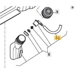 Durite réservoir/pompe huile 118800405/0 – GGP/Alpina/Stiga