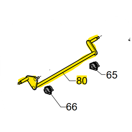 Axe de roue avant CP057048A – Marina GT57/MX57
