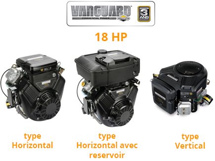 Vanguard 18 HP V Twin versions