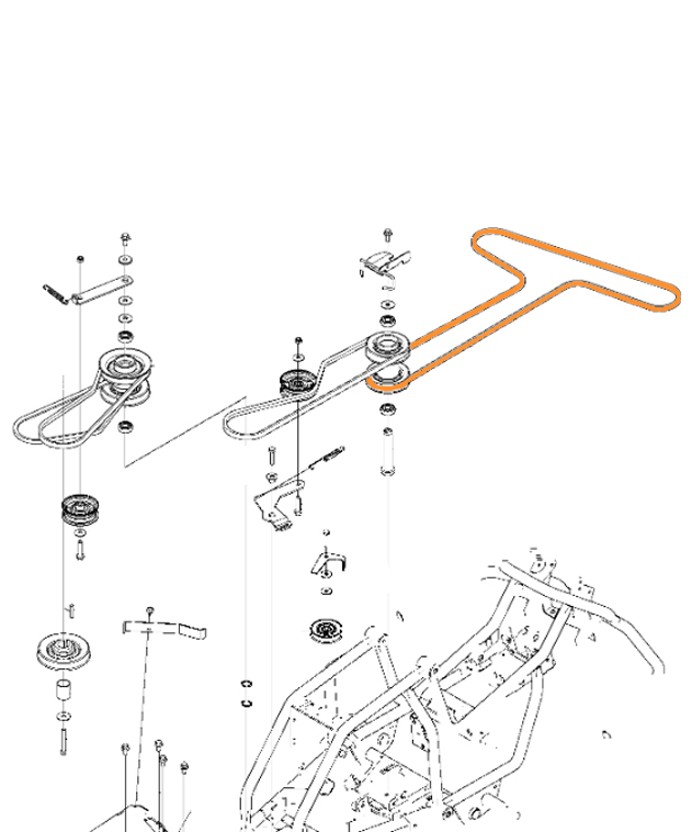 Plan montage courroie