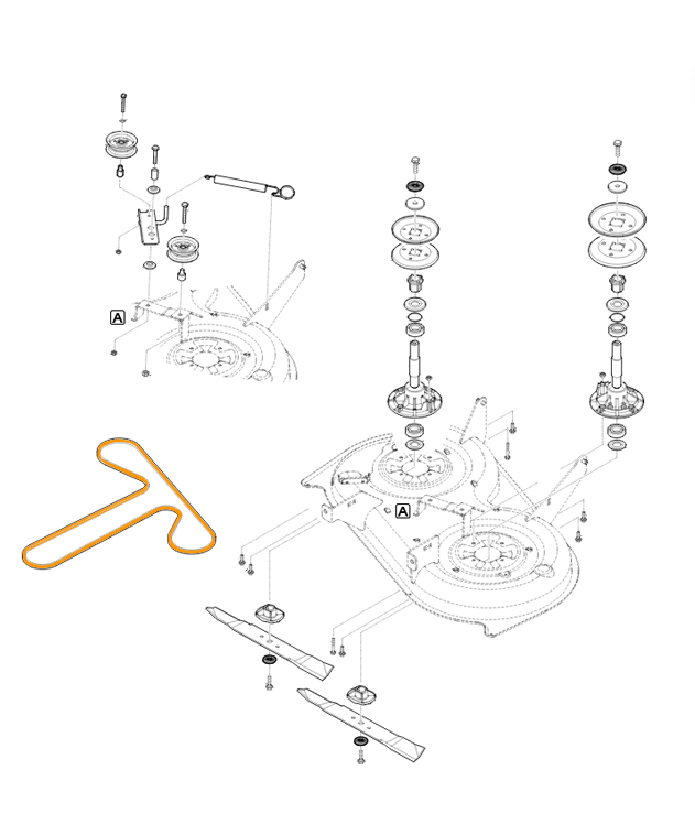 Plan montage courroie 6165-704-2100