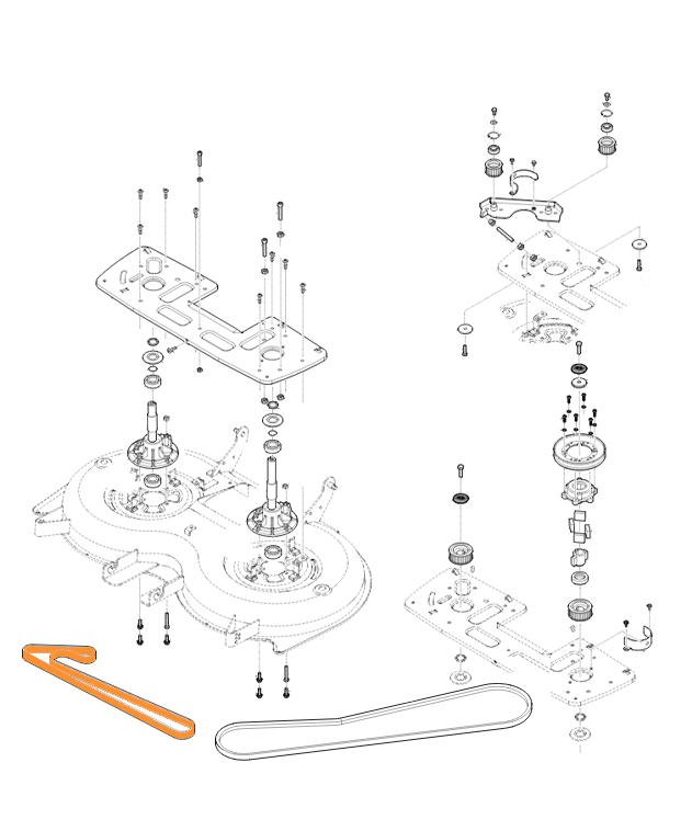 Plan montage courroie 6170-764-0900