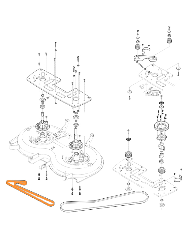 Plan montage courroie 6170-764-0900