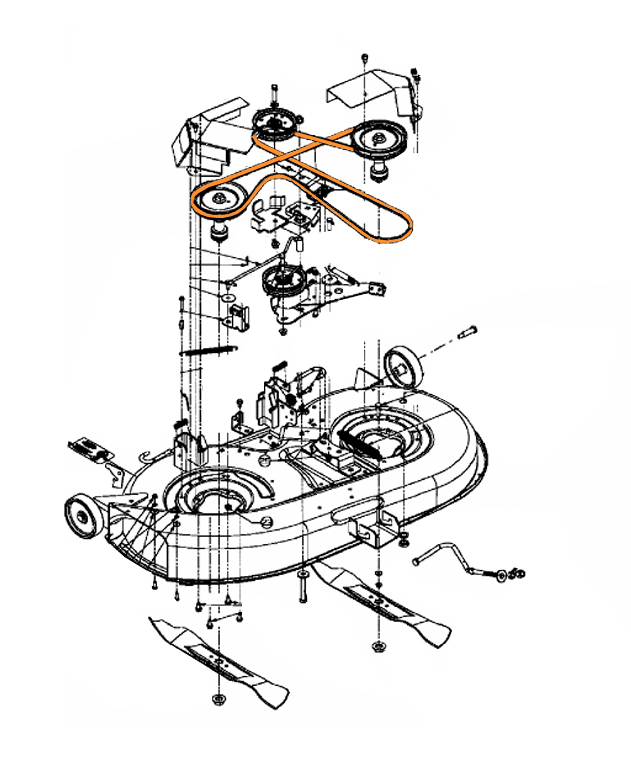 Montage 754-04045 plateau 107 cm coupe ventrale