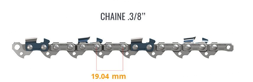 Guide chaine tronçonneuse Echo .325 058 45 cm 