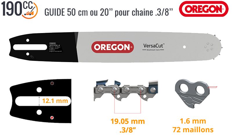 Guide Stihl 50 cm pas cher